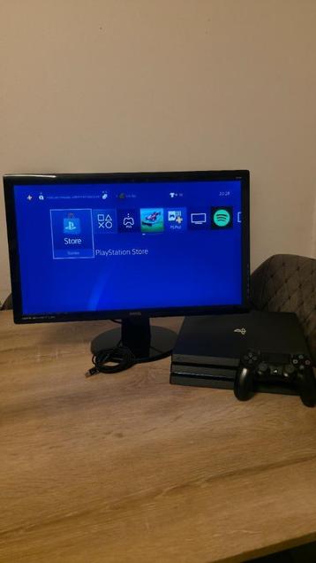 PS4 PRO 1TB SETUP / SCHERM / 2X CONTROLLERS beschikbaar voor biedingen