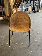 Rotan kuipstoel, Tuin en Terras, Tuinstoelen, Ophalen, Gebruikt, Rotan