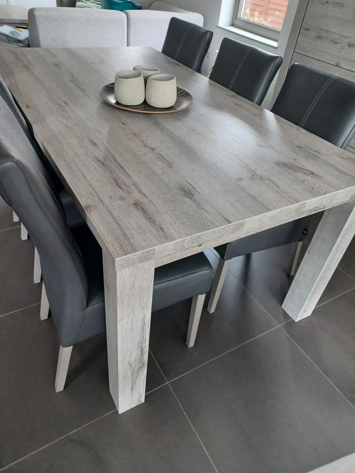 Eettafel en salontafel + gratis stoelen, Maison & Meubles, Mobilier complet, Enlèvement