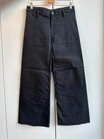 Zwarte jeans cropped Massimo Dutti, Comme neuf, Noir, Enlèvement ou Envoi, Massimo Dutti