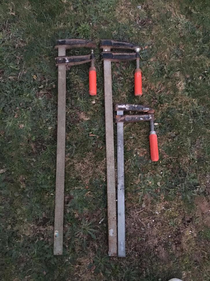 Grote lijmtangen - sergeanten prijs per stuk, Doe-het-zelf en Bouw, Gereedschap | Handgereedschap, Zo goed als nieuw, Ophalen