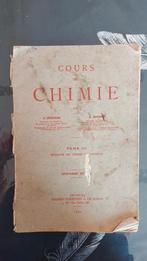 vieux livre cours de chimie, Enlèvement ou Envoi