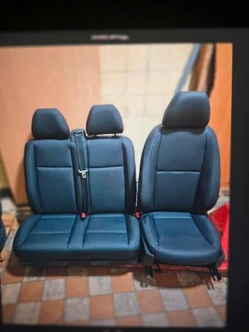 stoelen zwart leer nieuwe originele Mercedes Vito Taurus 447 beschikbaar voor biedingen