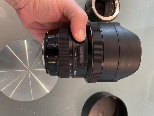 Sigma Art 12-24 monture Canon comme neuf, TV, Hi-fi & Vidéo, Photo | Lentilles & Objectifs, Comme neuf, Objectif grand angle, Zoom