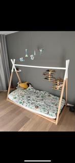 Childhome tipi bed - Tent bed 200x90, Kinderen en Baby's, Kinderkamer | Bedden, Ophalen, Zo goed als nieuw, Lattenbodem