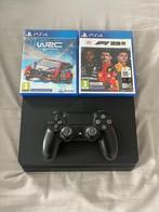 PS4 500go, manette dualshok + Jeu WRC Générations + Jeu F123, 500 GB, Avec 1 manette, Enlèvement, Utilisé