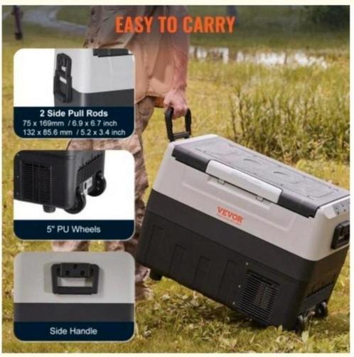 Compressor Koelbox / Vriezer 45 liter 12V-220V, Caravans en Kamperen, Koelboxen, Nieuw, Koelbox, Compressor, Ophalen