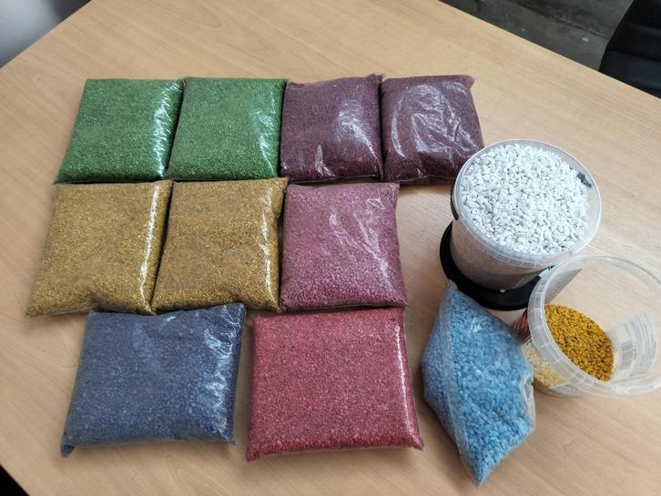 Decoratie grind +/- 9 kg, Hobby en Vrije tijd, Knutselen, Nieuw, Materiaal, Ophalen