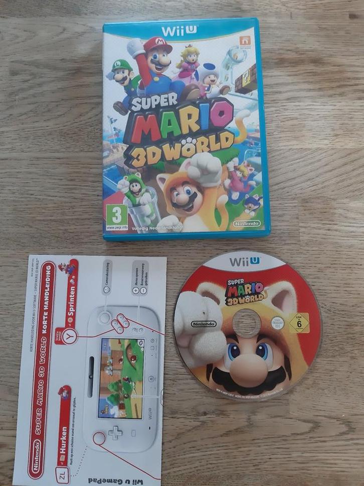 Super mario 3D world voor nintendo wii u, Games en Spelcomputers, Games | Nintendo Wii U, Zo goed als nieuw, Ophalen of Verzenden