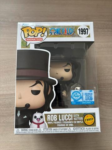Funko Pop Buddy Rob Lucci with Hattori CHASE 1997 One Piece beschikbaar voor biedingen