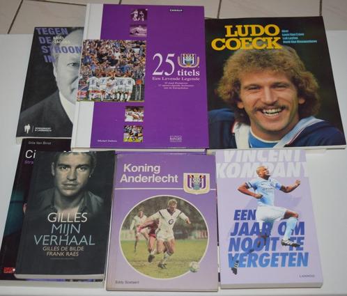 RSC Anderlecht / Lot boeken # 2, Verzamelen, Sportartikelen en Voetbal, Zo goed als nieuw, Boek of Tijdschrift, Verzenden