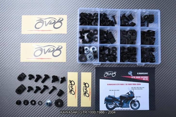 Kuip bouten set voor KAWASAKI GTR 1000 1986 - 2004, Motoren, Accessoires | Overige, Nieuw, Ophalen of Verzenden