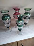 vases en cristal du Val Saint Lambert en excellent état., Antiquités & Art, Antiquités | Vases, Enlèvement ou Envoi
