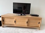 Licht eiken TV meubel, 150 tot 200 cm, Minder dan 100 cm, Gebruikt, Eikenhout