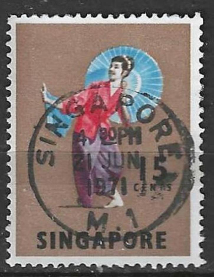 Singapore 1968 - Yvert 85 - Dansen en Maskers - 15 c. (ST), Postzegels en Munten, Postzegels | Azië, Verzenden