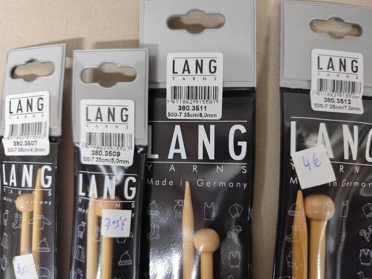 Bamboe breinaalden. Zie beschrijving., Hobby en Vrije tijd, Breien en Haken, Ophalen