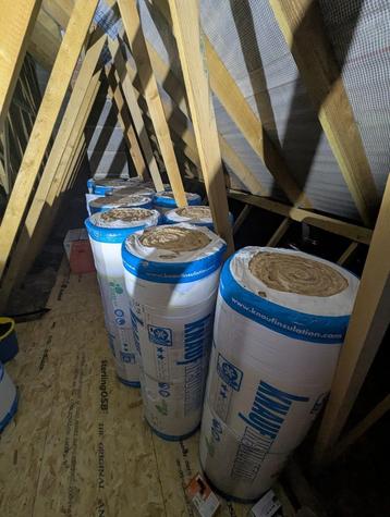 50,4m² d'isolation toiture Knauff TR312 150x600x6000mm, Enlèvement, 12 cm ou plus, Neuf, 15 m² ou plus