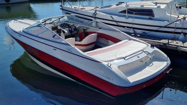 Bayliner met Riba trailer, Watersport en Boten, Motorboten en Motorjachten, Gebruikt, Polyester, Tot 6 meter, Benzine, Binnenboordmotor