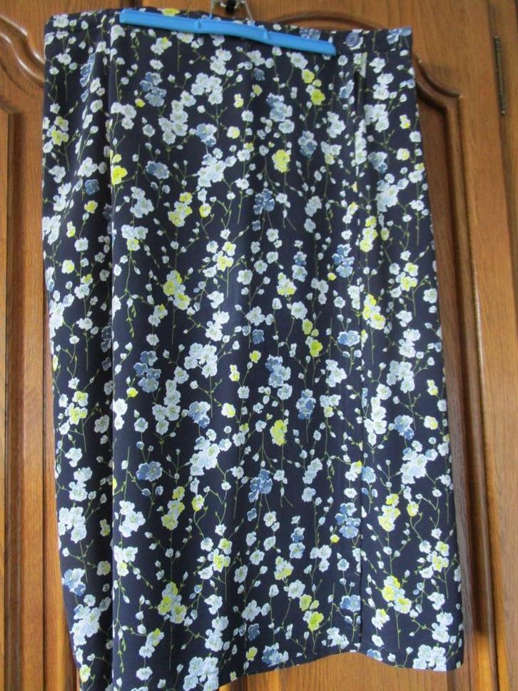 jupe portefeuille, Kleding | Dames, Rokken, Zo goed als nieuw, Blauw, Onder de knie, Ophalen of Verzenden