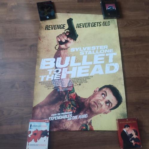 DU PLOMB DANS LA TETE - Poster US (Stallone), Verzamelen, Posters, Gebruikt, Film en Tv, Deurposter of groter, Rechthoekig Staand