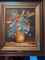 schilderij bloemen A. Deman, Antiquités & Art, Art | Peinture | Classique, Enlèvement ou Envoi