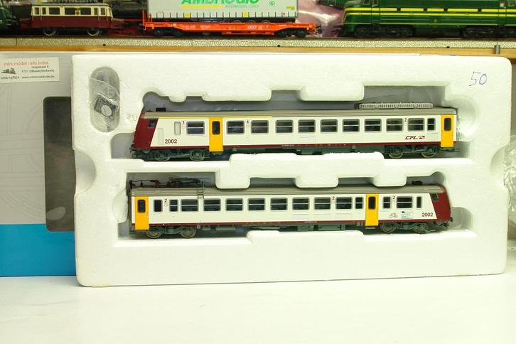 PIKO 96407 CFL AUTOMOTRICE Z2 2002 CC/DC FRONTALIER SNCB SNC, Hobby en Vrije tijd, Modeltreinen | H0, Gebruikt, Locomotief, Gelijkstroom