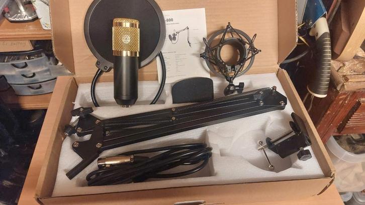 Condensator microfoon set nieuw, Muziek en Instrumenten, Microfoons, Ophalen of Verzenden