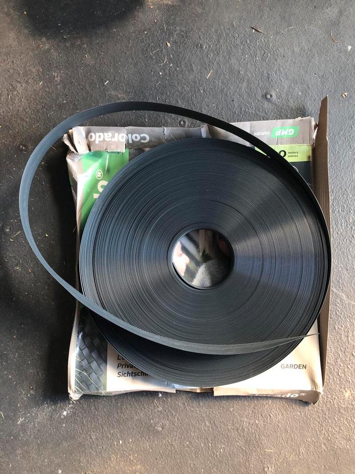 NEUF ! Bande occultation Colorado Anthracite 100m, Tuin en Terras, Tuinhekken en Hekwerk, Nieuw, Overige typen, Kunststof, Ophalen