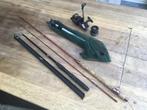 Spinhengels.Handhengel,schepnet.molen.8€, Watersport en Boten, Hengelsport | Algemeen, Ophalen, Gebruikt, Complete hengel