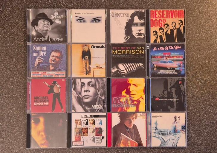 16 CD's - diverse artiesten, zie beschrijving, CD & DVD, CD | Pop, Comme neuf, Enlèvement ou Envoi