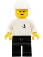 Lego figuur boat003 Boat Worker / B1, Ophalen of Verzenden, Gebruikt, Losse stenen, Lego