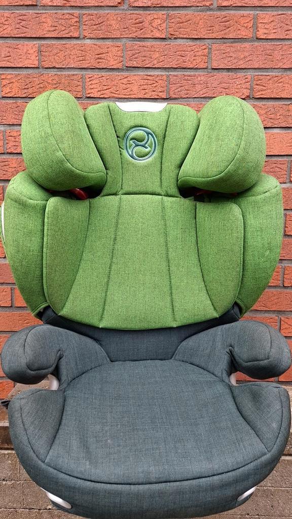 Autostoel Cybex Solution Q2-FIX (groep 2/3), Kinderen en Baby's, Autostoeltjes, Gebruikt, Isofix, Ophalen