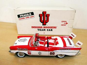 INDIANA HOOSIERS 1957 Chevy Bel Air Team Car Danbury Mint  beschikbaar voor biedingen