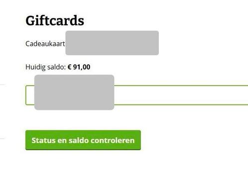 Obelink giftcards digitaal voor € 191, Tickets en Kaartjes, Kortingen en Cadeaubonnen, Warenhuis- of Winkelbon, Cadeaubon