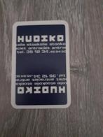 1 speelkaart Hudiko stookolie, Verzamelen, Speelkaarten, Jokers en Kwartetten, Ophalen of Verzenden, Zo goed als nieuw