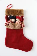Hele grote vintage knuffel kerstsok, Ophalen of Verzenden, Zo goed als nieuw