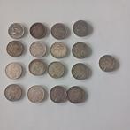 17 zilver munten 20fr België Leopold 3, Zilver, Ophalen of Verzenden, Zilver