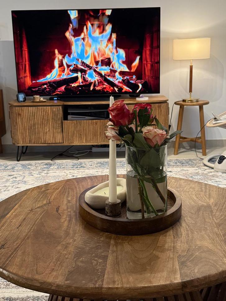 Excellent état Meuble TV + Tables basse en bois 400€, Huis en Inrichting, Overige Huis en Inrichting, Gebruikt, Ophalen