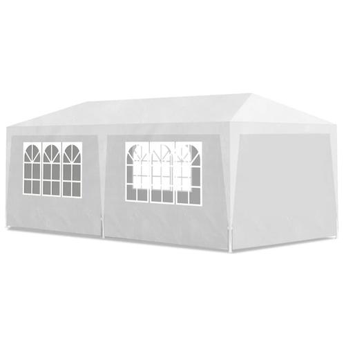 Tente de fête blanche 3x6 m livrée gratuitement, Jardin & Terrasse, Tonnelles, Neuf, Tente de réception, 2 mètres ou plus, 5 à 8 mètres