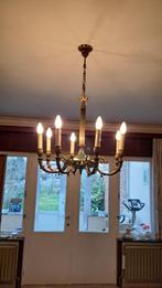 Klassieke kroonluchter en twee muurlampen, Ophalen, Gebruikt, Metaal, Klassiek