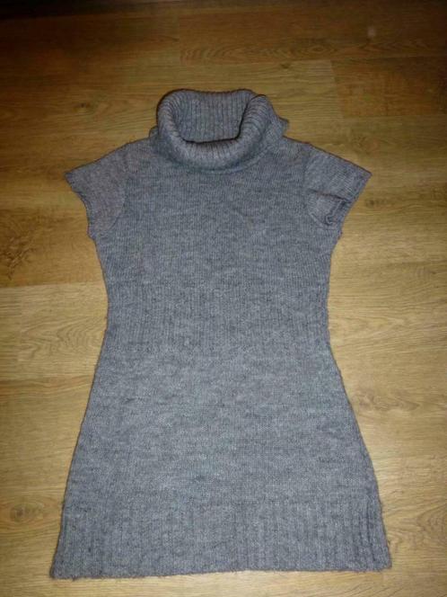 wollen grijze tuniek / kleed van Lola en Lisa maat 36 of S, Kleding | Dames, Jurken, Gedragen, Maat 36 (S), Grijs, Boven de knie