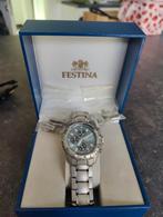 Festina blauw type p16363/2., Handtassen en Accessoires, Horloges | Heren, Ophalen of Verzenden, Zo goed als nieuw