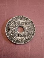TUNISIE PROTECTORAT FRANÇAIS 25 centimes 1920, Timbres & Monnaies, Monnaies | Afrique, Enlèvement ou Envoi, Autres pays, Monnaie en vrac