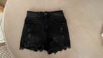 SHORT noir taille haute zara XS, Comme neuf, Zara, Noir, Taille 34 (XS) ou plus petite