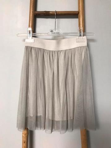 Jupe courte tulle gris clair, Comme neuf, Gris, Au-dessus du genou