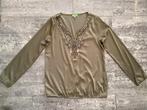 Shirt/blouse K-design S/M kaki, Maat 38/40 (M), K-design, Ophalen of Verzenden, Zo goed als nieuw