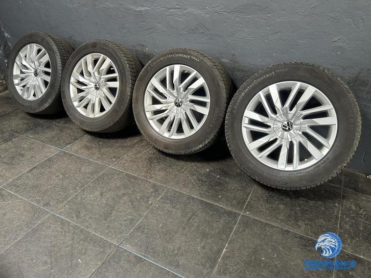 6mm! Originele VW Touareg CR7 Osorno 19 inch velgen TPMS 5x1, Auto-onderdelen, Banden en Velgen, Banden en Velgen, Winterbanden