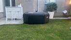 INTEX zwarte buitenjacuzzi 4 personen, Tuin en Terras, Jacuzzi's, Ophalen, Gebruikt, Grondzeil, Opblaasbaar