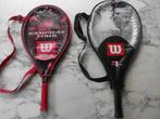 Raquette de tennis Wilson (FEDERER/SAMPRAS) + 2 housses - sm, Sports & Fitness, Tennis, Raquette, Wilson, Enlèvement ou Envoi