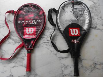 Raquette de tennis Wilson (FEDERER/SAMPRAS) + 2 housses - sm